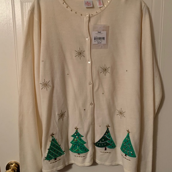 Wish For Joy Sweaters - Christmas Tree Sweater